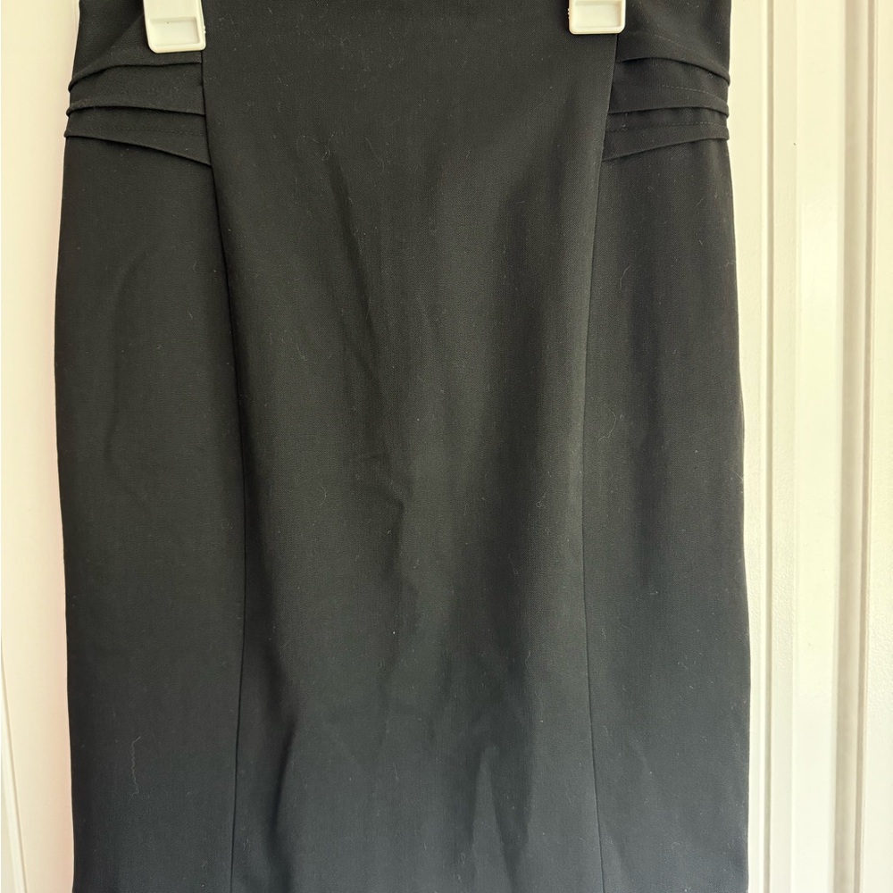 Express Gray Knee-Length Pencil Skirt for Work